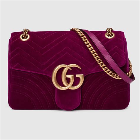 gucci marmont velvet shoulder bag|gucci large marmont shoulder bag.